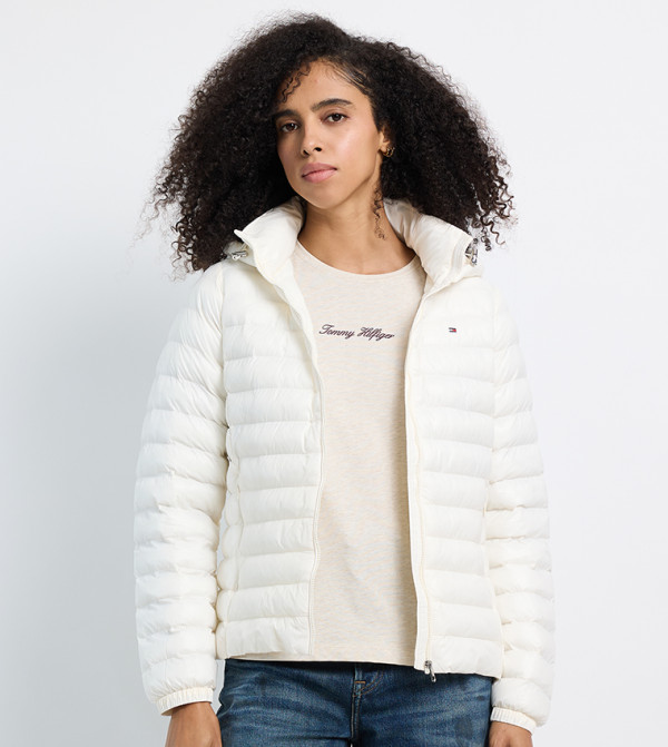 Tommy Hilfiger - Ivory Puffer & Quilted Jackets