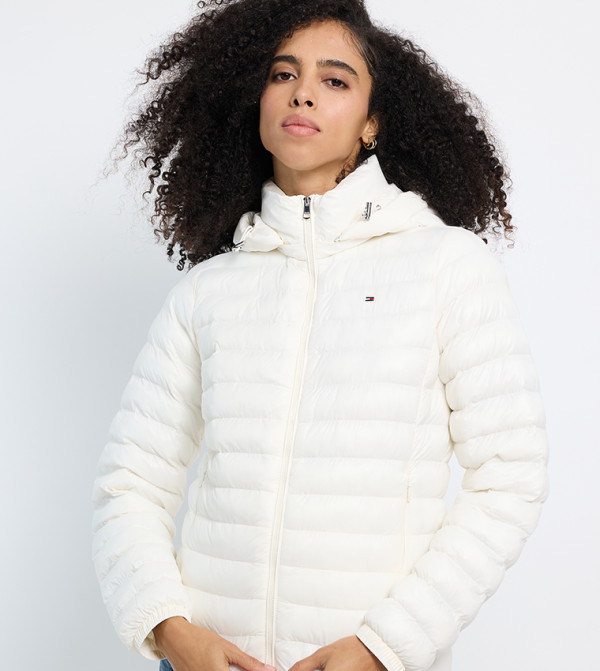 Tommy Hilfiger - Ivory Puffer & Quilted Jackets
