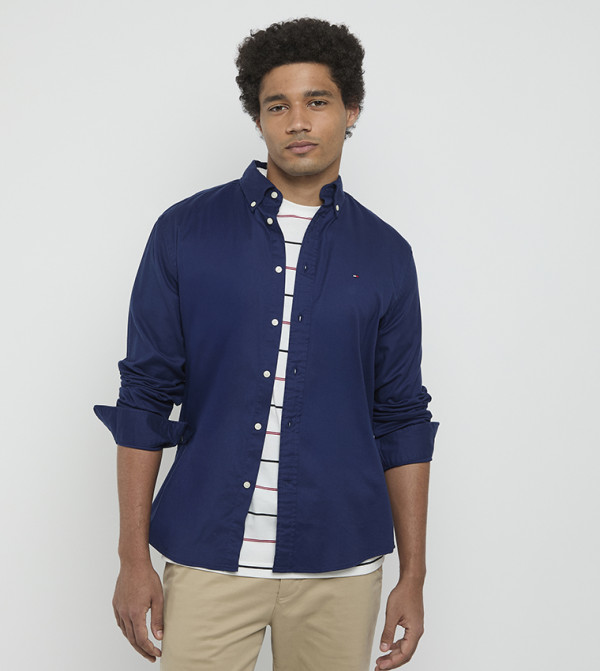 تومي هيلفيغر  ملابس - كحلي Long Sleeves