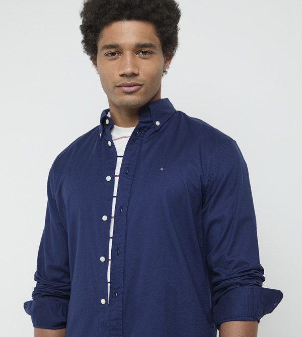 تومي هيلفيغر  ملابس - كحلي Long Sleeves