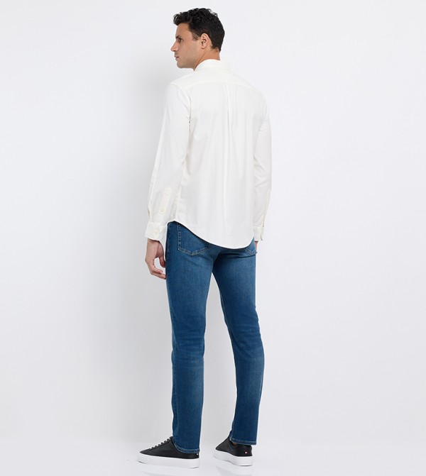 Tommy Hilfiger  Casual Shirts - White Long Sleeves