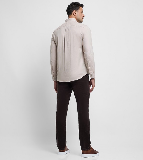 تومي هيلفيغر  قمصان - بيج Long Sleeves