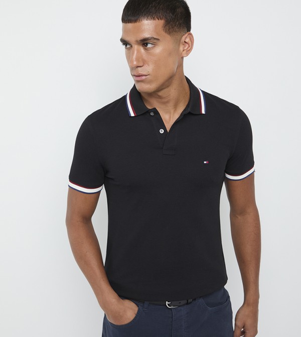 Tommy Hilfiger  Clothing - Black Polo T-shirts
