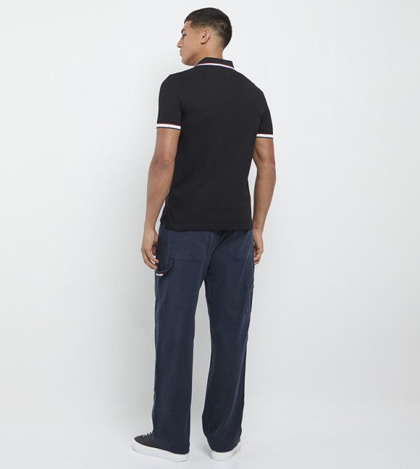 Tommy Hilfiger  Clothing - Black Polo T-shirts