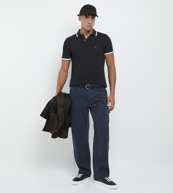Tommy Hilfiger  Clothing - Black Polo T-shirts