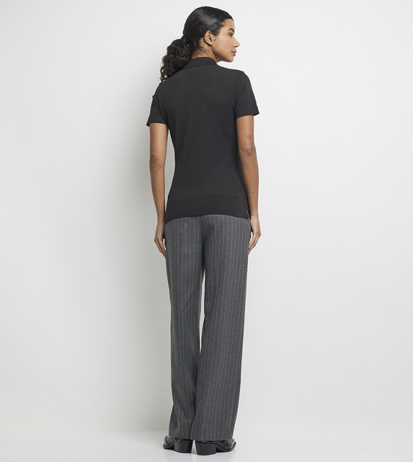 تومي هيلفيغر ملابس - أسود قمصان بولو