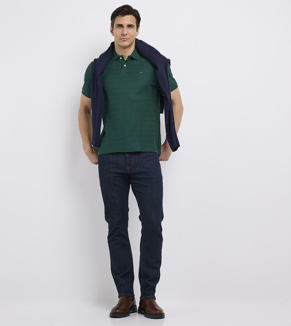 تومي هيلفيغر  تيشرتات وبلايز - أخضر قمصان بولو