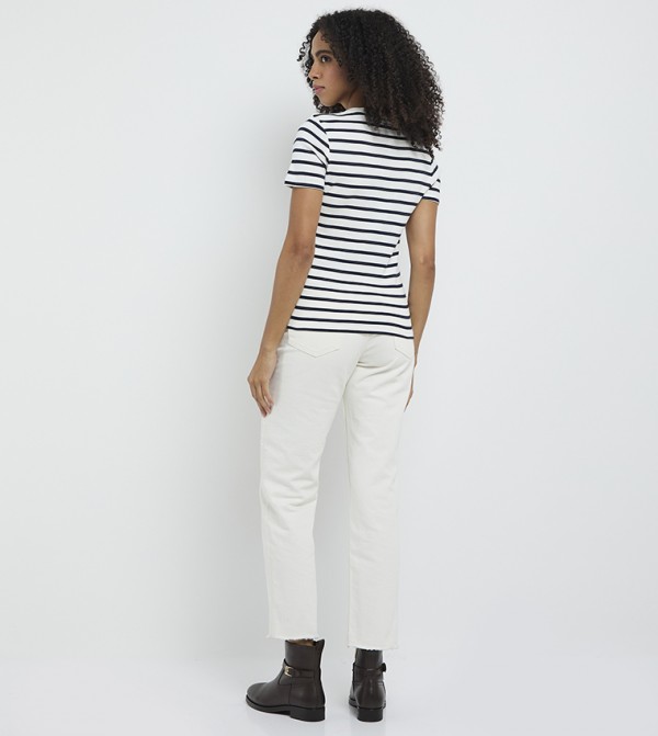 تومي هيلفيغر تومي هيلفيغر - أبيض Short Sleeve T-Shirts