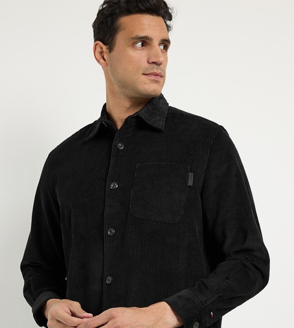 Tommy Hilfiger Shirts - Black Long Sleeves