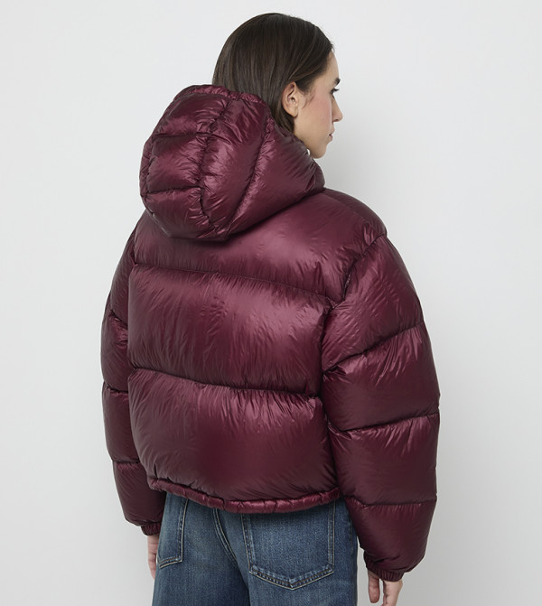 Tommy Hilfiger - Burgundy Puffer & Quilted Jackets