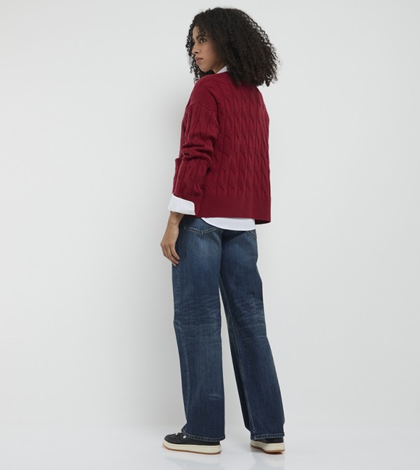 تومي هيلفيغر سترات و كارديغانات - أحمر كارديغانات