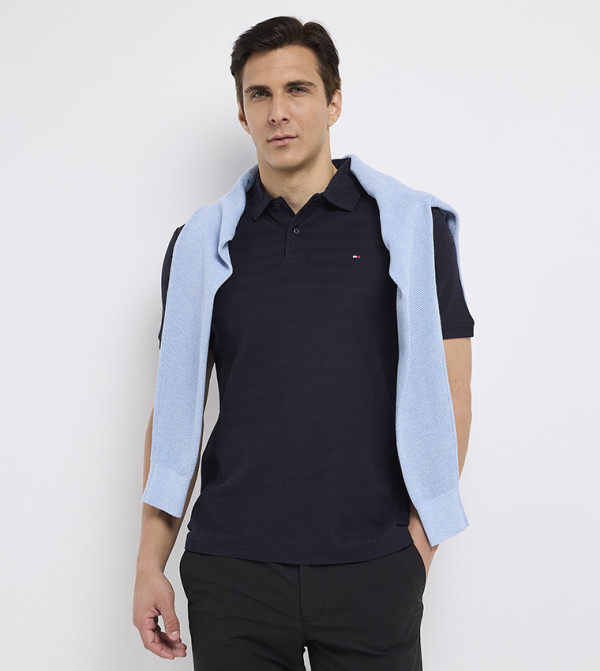 Tommy Hilfiger  Clothing - NAVY BLUE Polo T-shirts