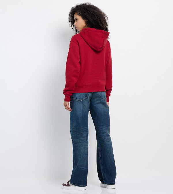 Tommy Hilfiger  Hoodies - Red Hoodies