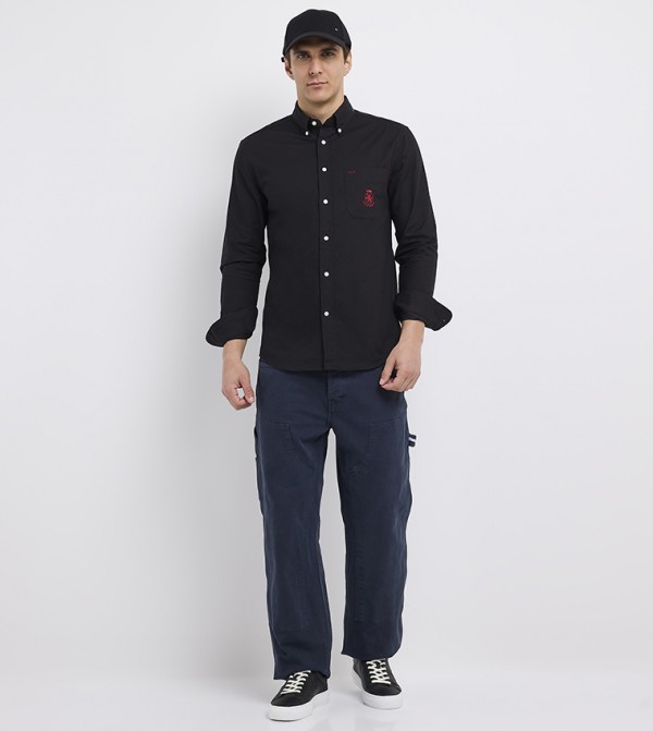 Tommy Hilfiger  Shirts - Black Long Sleeves