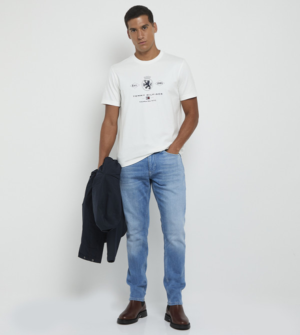 Tommy Hilfiger Tommy Hilfiger - White Round Neck T-Shirts