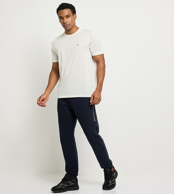 Tommy Hilfiger T-Shirts & Vests - Yellow Round Neck T-Shirts