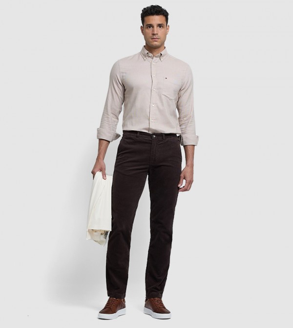 تومي هيلفيغر بناطيل تشينو - بني Chinos