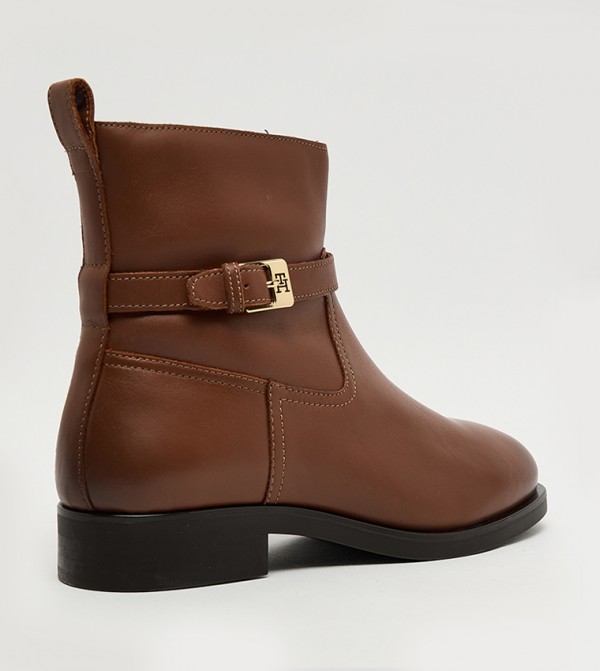 تومي هيلفيغر أبوات - بني Ankle length Boots