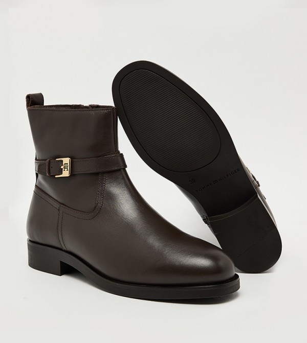 Tommy Hilfiger  Boots - Dark Brown Ankle length Boots