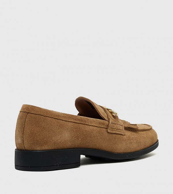 تومي هيلفيغر أحذية لوفر - كاكي undefined