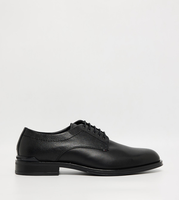 Tommy Hilfiger  - Black Formal Lace-Up Shoes