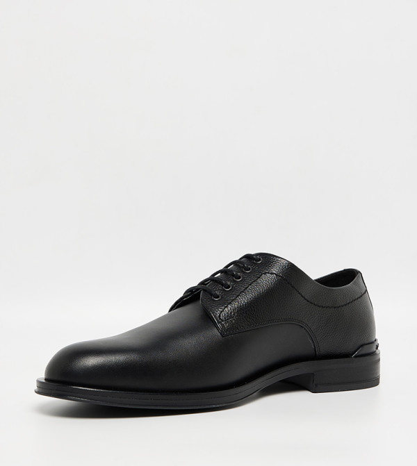 Tommy Hilfiger  - Black Formal Lace-Up Shoes
