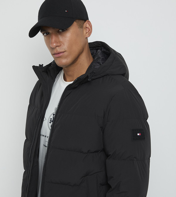 Tommy Hilfiger  Puffer Jackets - Black Puffer Jackets