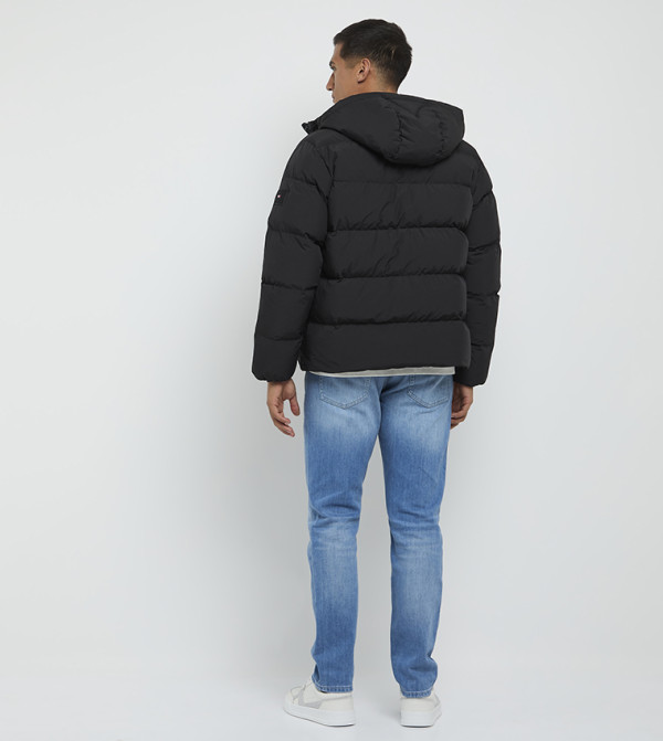 Tommy Hilfiger  Puffer Jackets - Black Puffer Jackets