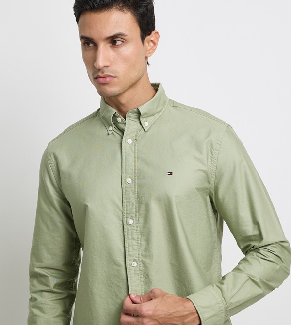 Tommy Hilfiger Shirts - Green Casual Shirts