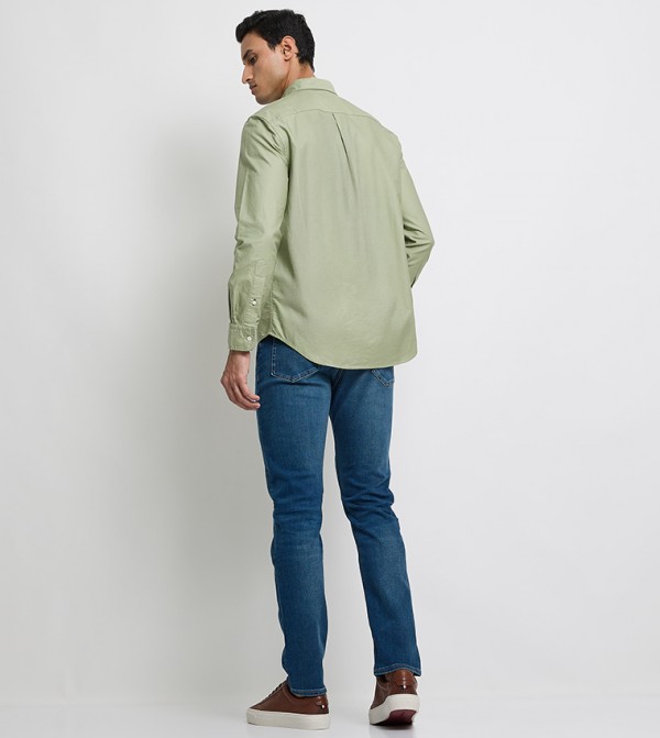 Tommy Hilfiger Shirts - Green Casual Shirts