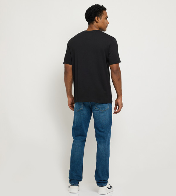 Tommy Hilfiger  Clothing - Black Round Neck T-Shirts