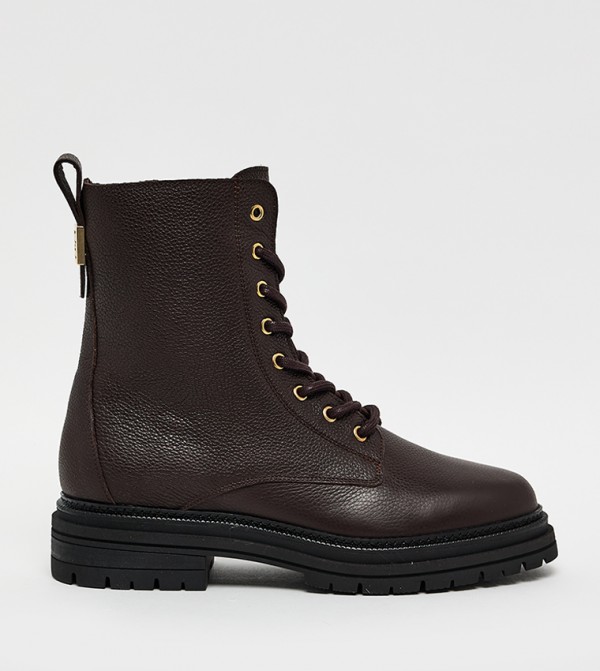 Tommy Hilfiger  Boots - Brown Mid Calf Boots