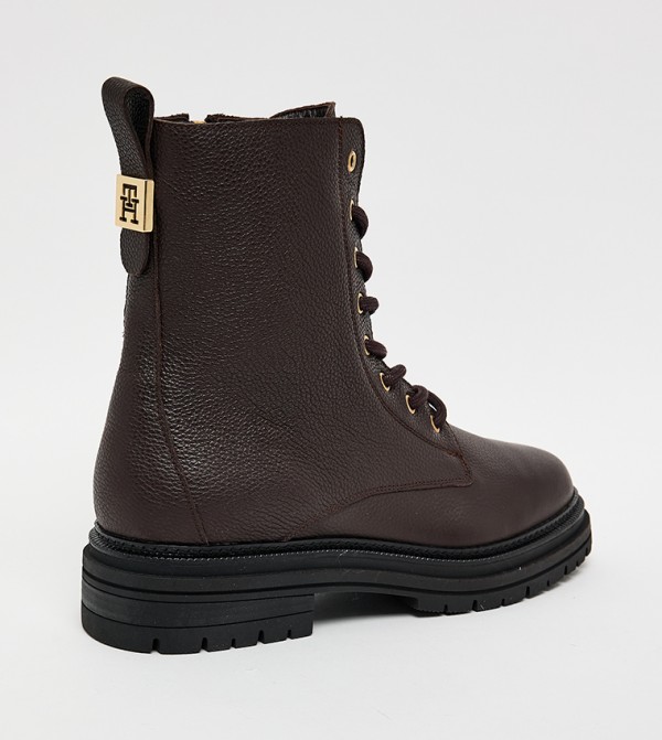 Tommy Hilfiger  Boots - Brown Mid Calf Boots