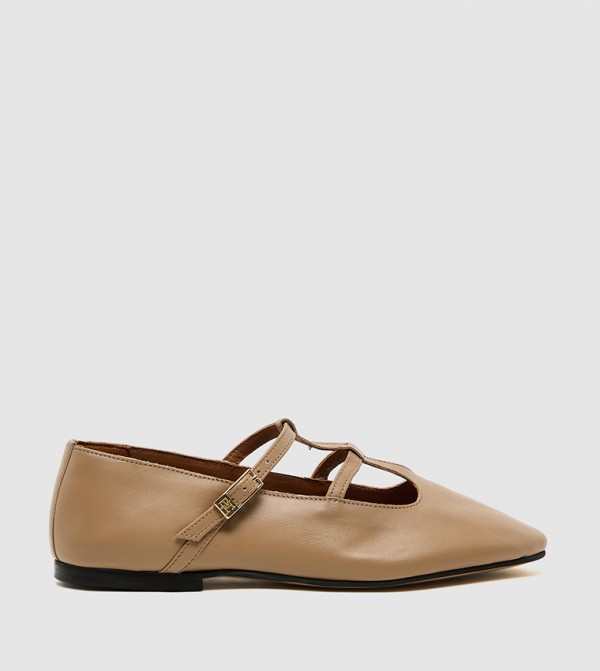 Tommy Hilfiger - Khaki Mary Janes