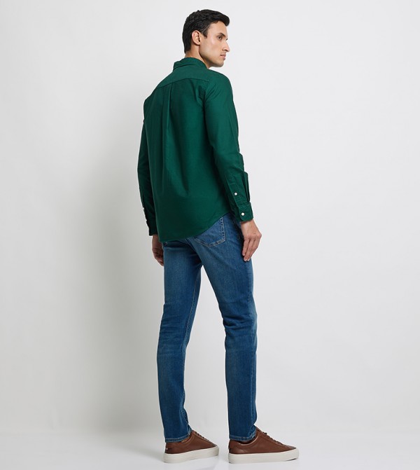 Tommy Hilfiger  Shirts - Dark Green Casual Shirts