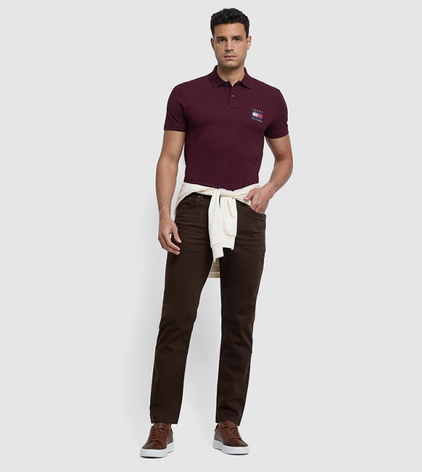 Tommy Hilfiger  Clothing - Brown Straight Jeans