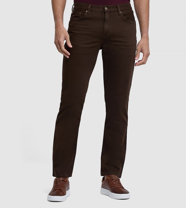 Tommy Hilfiger  Clothing - Brown Straight Jeans