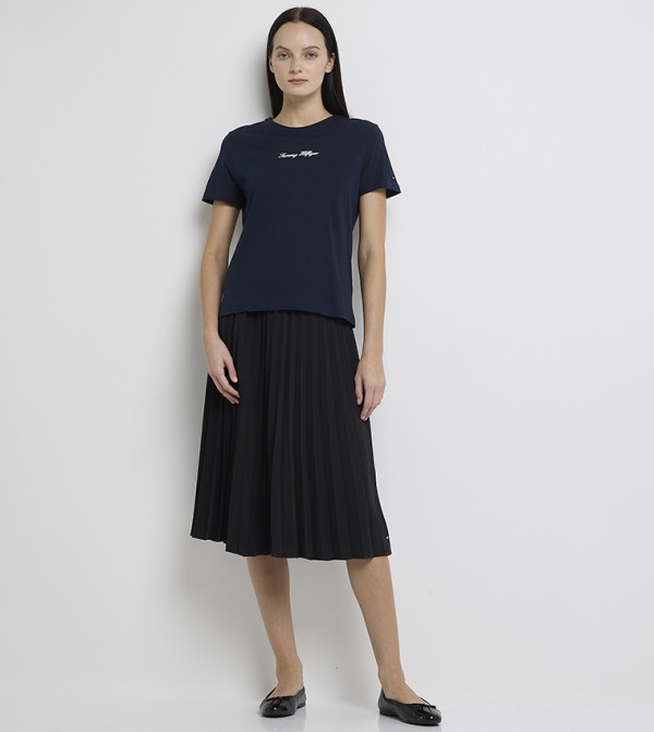 تومي هيلفيغر  تيشيرتات - كحلي Short Sleeve T-Shirts