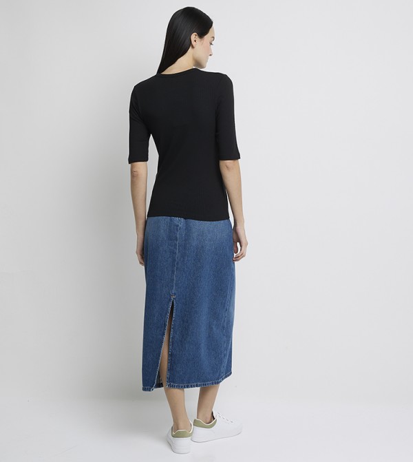 تومي هيلفيغر ملابس - أسود Short Sleeve T-Shirts