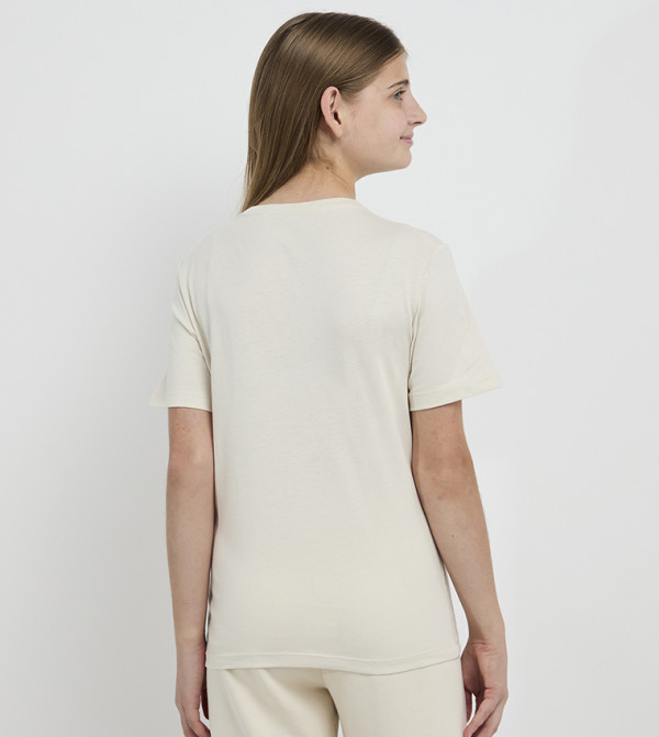 Calvin Klein Jeans  - Cream T-shirts