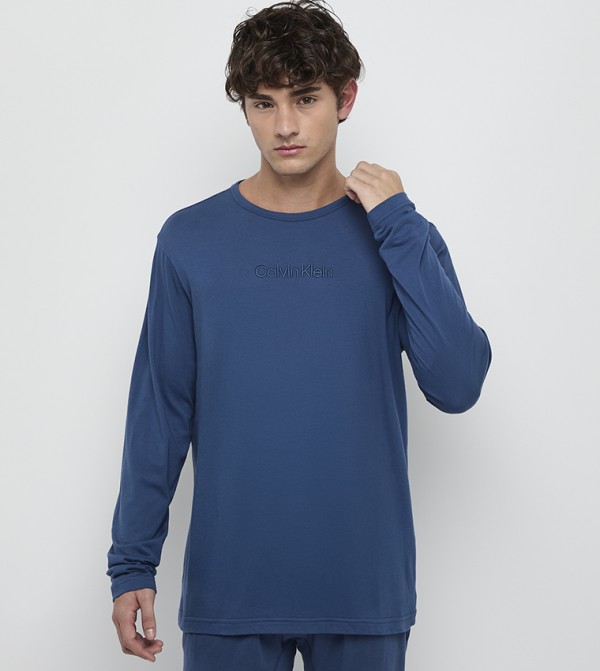 كالفين كلاين  ملابس النوم  - أزرق Pyjama Set