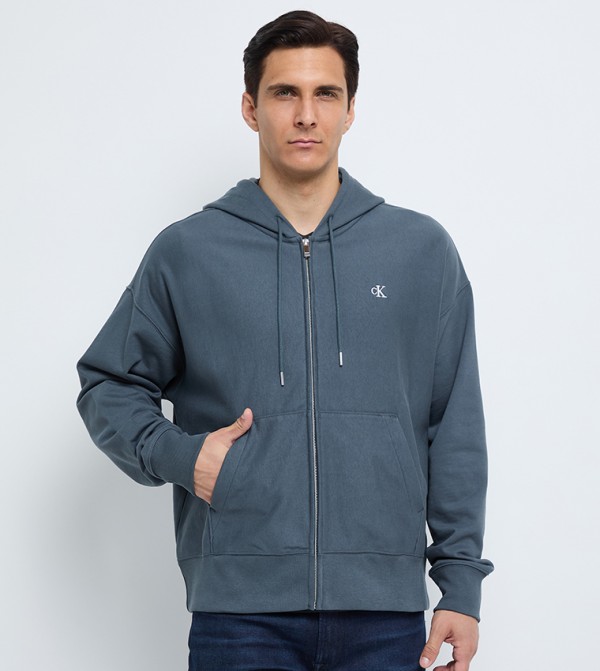 كالفن كلاين جينز  هودي - كحلي هودي