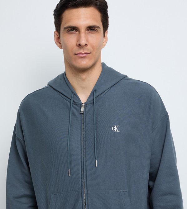 كالفن كلاين جينز  هودي - كحلي هودي