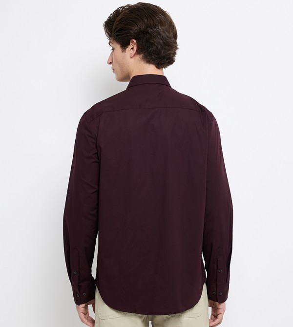 Calvin Klein Shirts - Dark Brown Long Sleeves