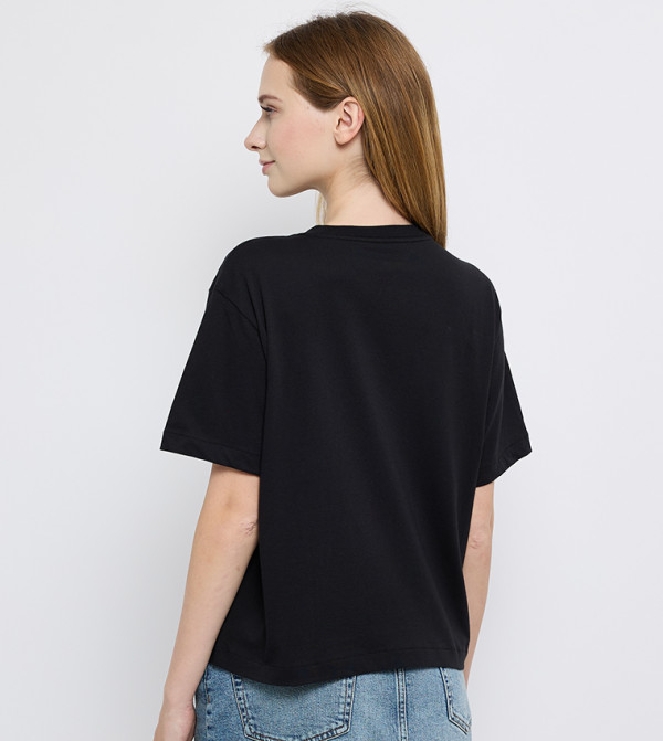Calvin Klein Jeans  Clothing - Black Short Sleeve T-Shirts