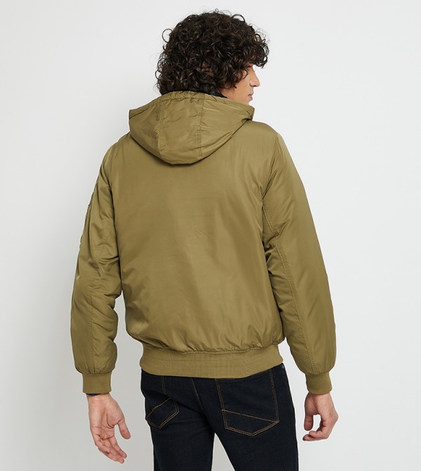 Beverly Hills Polo Club  Clothing - Olive Biker & Bomber Jackets