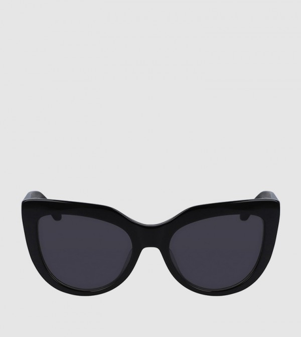 DONNA KARAN DONNA KARAN - Black Cat Eye Sunglasses