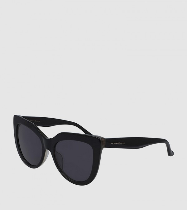 DONNA KARAN DONNA KARAN - Black Cat Eye Sunglasses