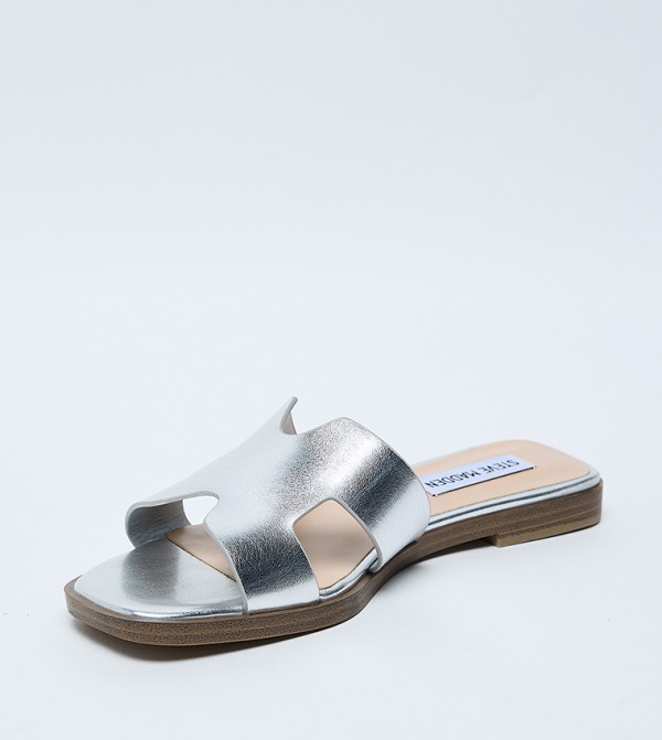 Steve Madden  Shoes - Silver Flat Sandals