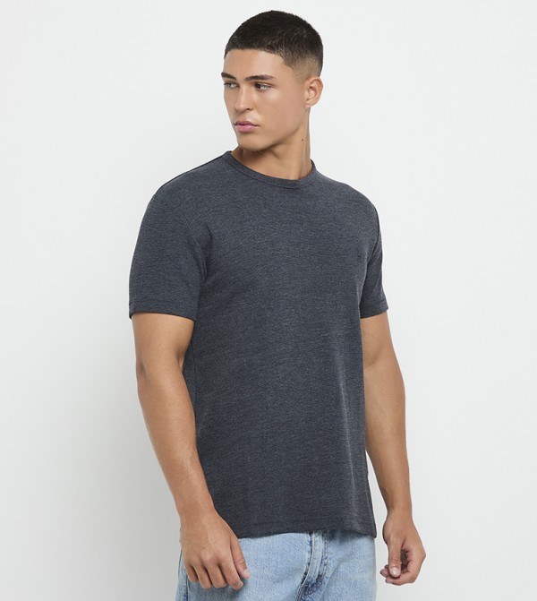 French Connection French Connection - Charcoal Round Neck T-Shirts